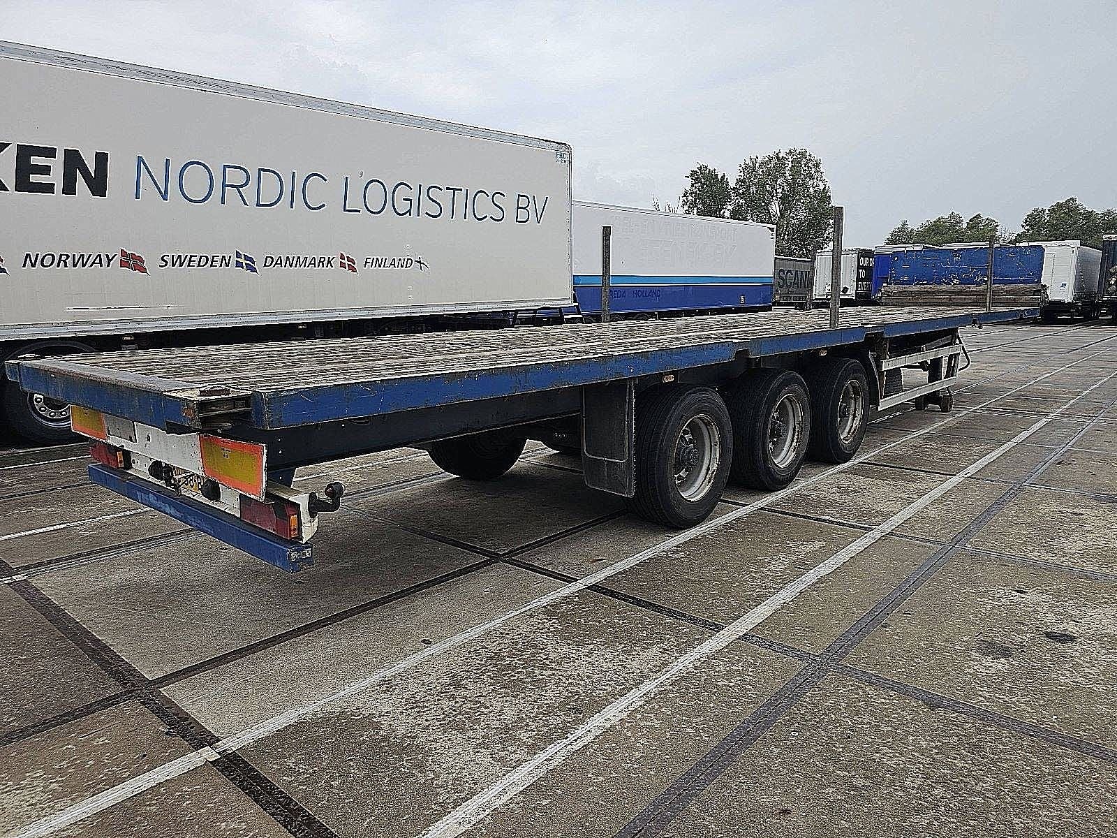GROENEWEGEN DRO-14-27 twistlocks bpw nl tr, Auto's, Overige kleuren, Origineel Nederlands, Bedrijf, Aanhangers en Opleggers