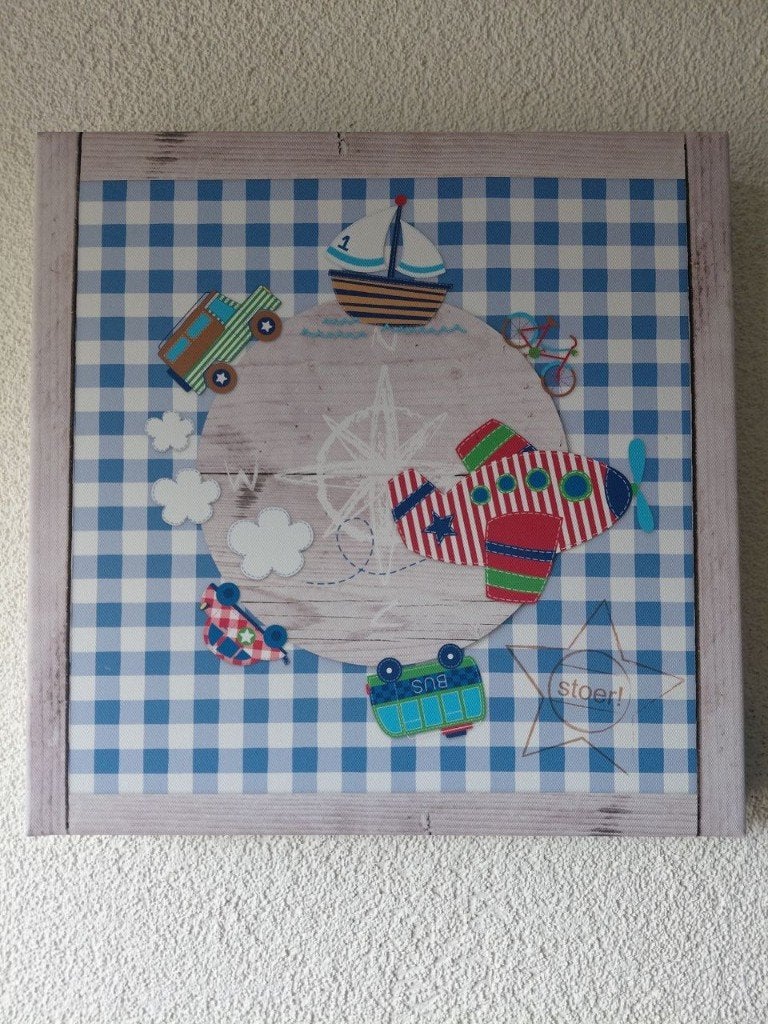 Canvas schilderij van Lief, Ophalen of Verzenden, Zo goed als nieuw, Wanddecoratie