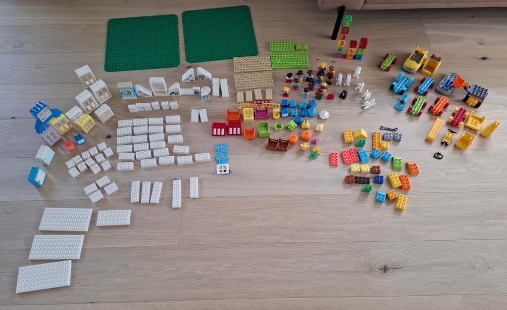 Grote partij LEGO Duplo sets met grondplaten, Kinderen en Baby's, Speelgoed | Duplo en Lego, Ophalen of Verzenden, Zo goed als nieuw