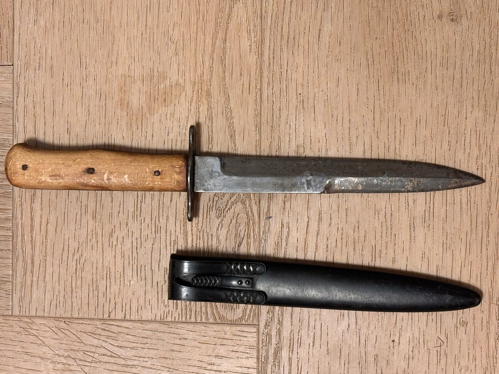 Luftwaffe close-combat laarsmes 'Nahkampfmesser', Ophalen of Verzenden, Luchtmacht, Duitsland, Mes of Dolk