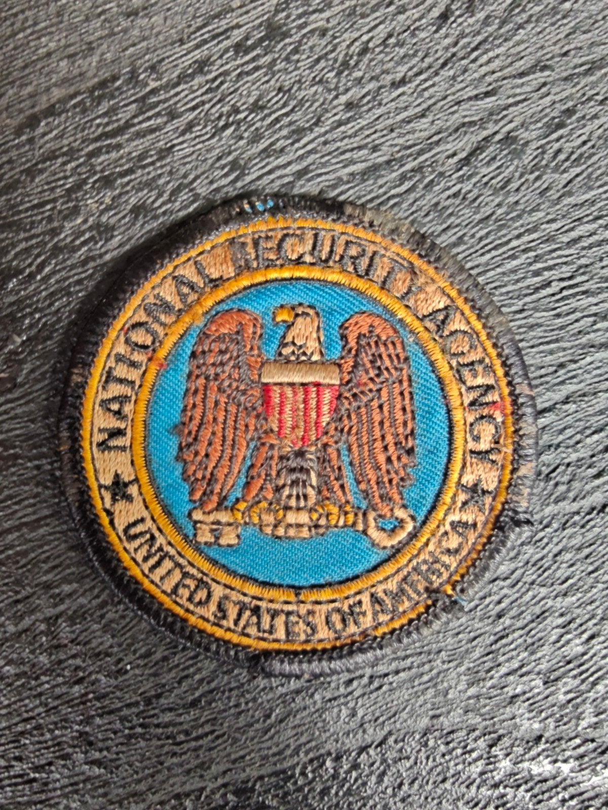 National Security Agency (NSA) Patch -, Ophalen of Verzenden, Luchtmacht, Nederland, Embleem of Badge