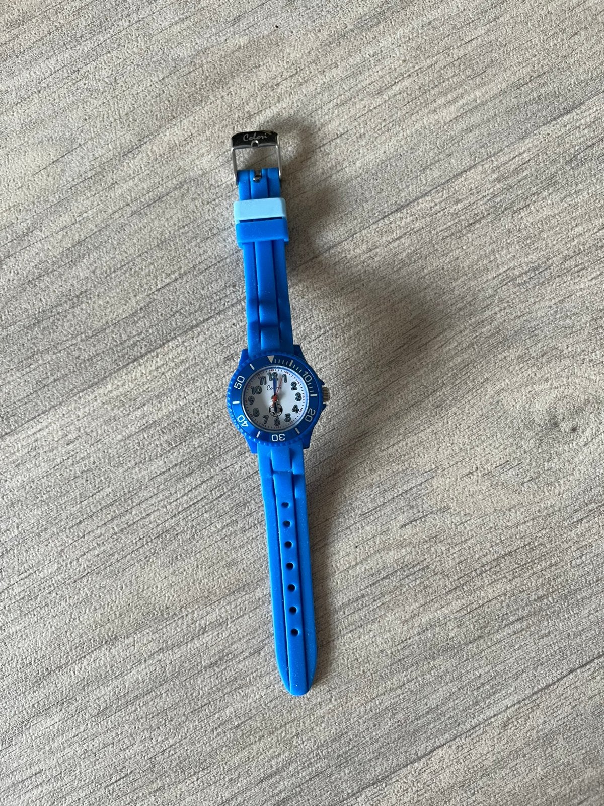 Colori Kidz 5-CLK011 Kinderhorloge met Voetbal – Blauw, Ophalen of Verzenden, Zo goed als nieuw, Blauw, Jongen