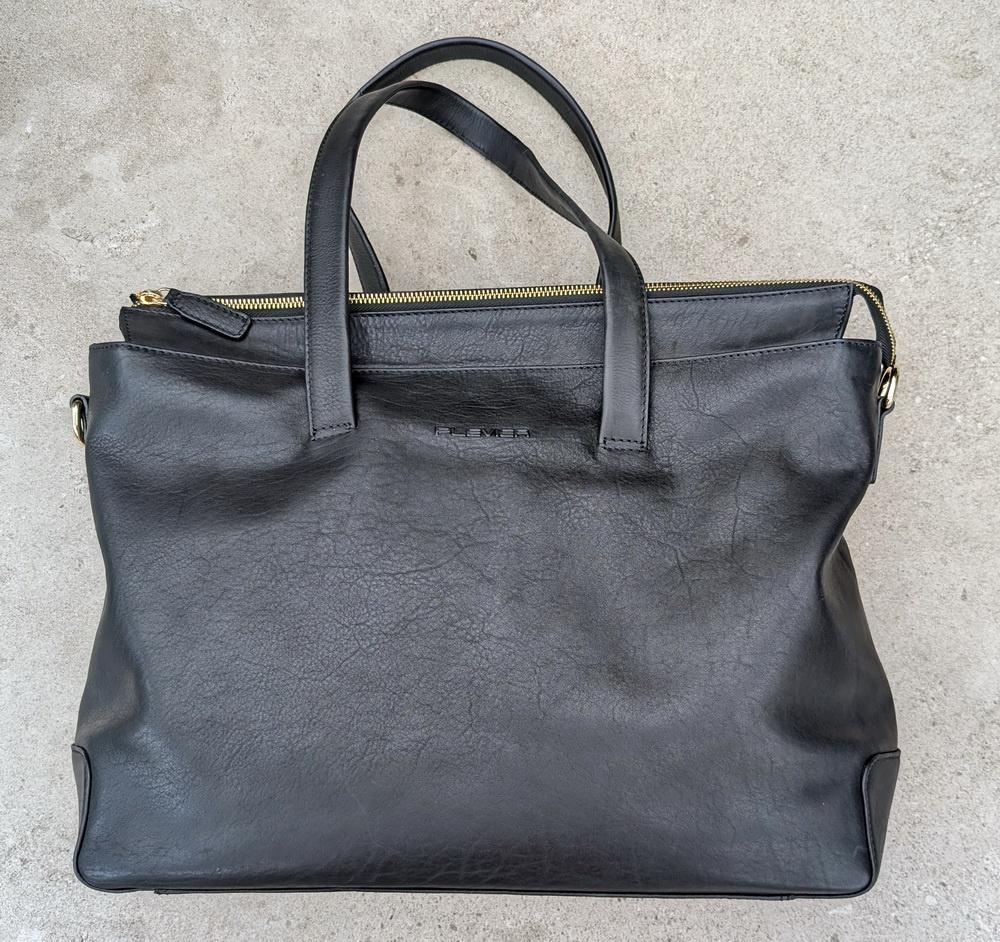 Plevier, dames werktas, zwart, laptop-vak 15.6 inch, Tabletvak, Nieuw, Ophalen of Verzenden, Zwart