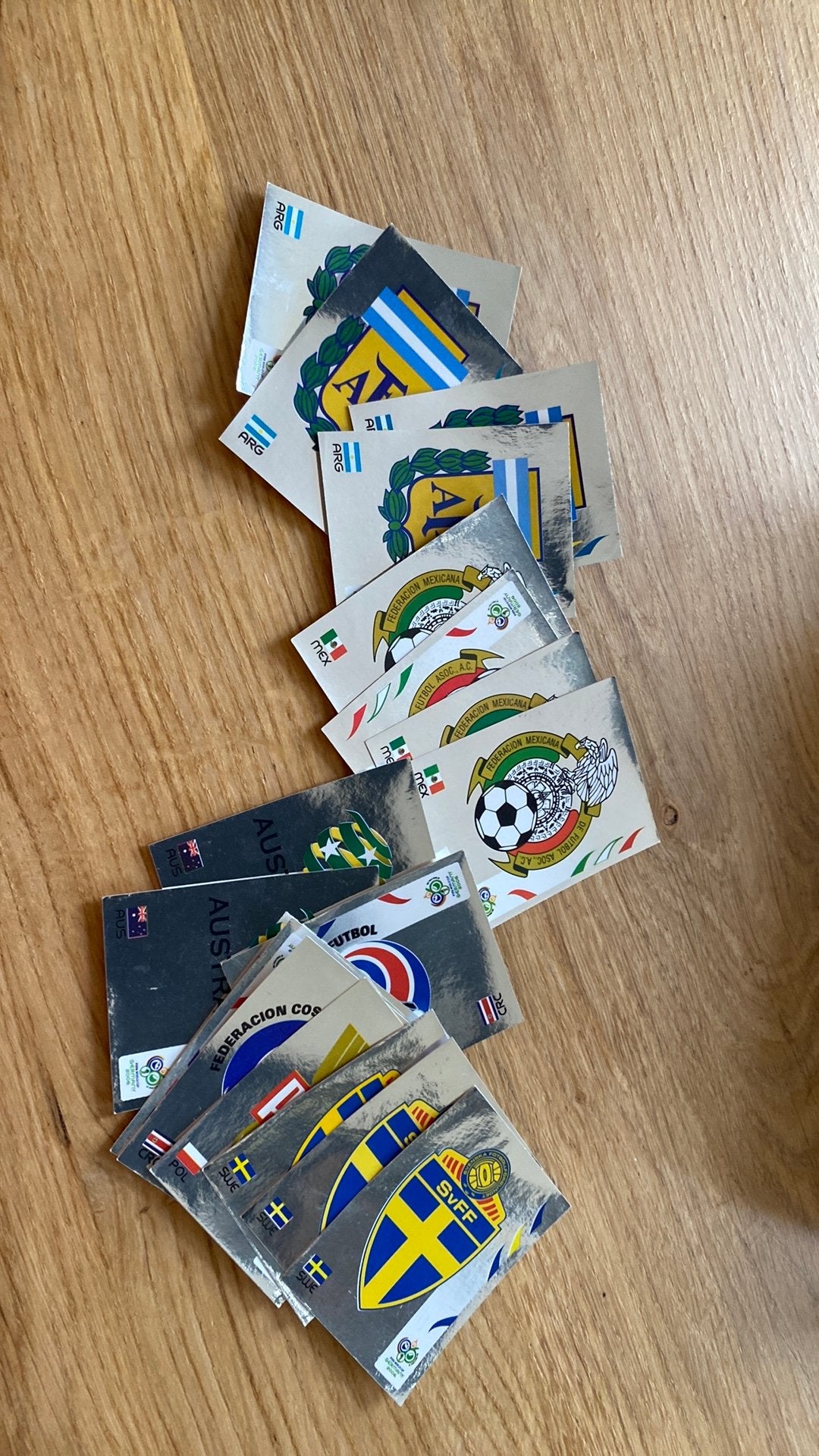 20 logos panini 2006, Verzamelen, Ophalen of Verzenden, Zo goed als nieuw, Buitenlandse clubs, Poster, Plaatje of Sticker