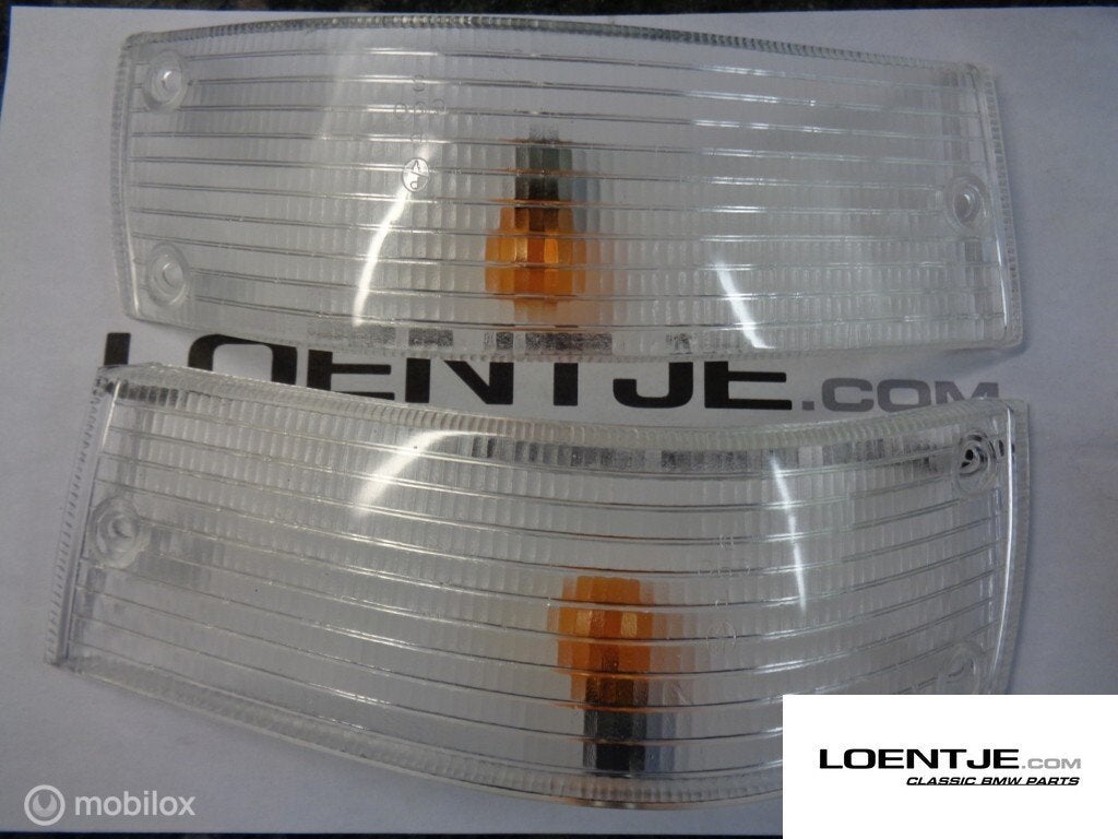 nieuwe set witte knipperlichtglazen BMW e28 m5 520i 525i etc, Nieuw, Ophalen of Verzenden, BMW, BMW