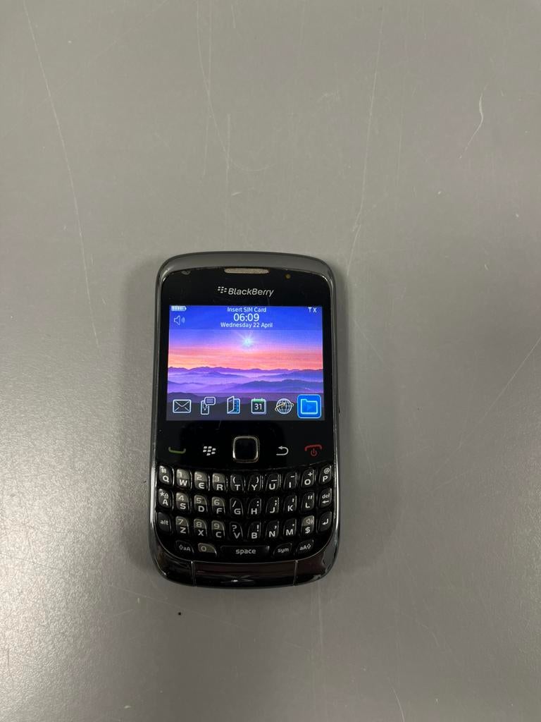 BlackBerry Curve 9300, Gebruikt, Zwart, Ophalen of Verzenden, Minder dan 3 megapixel