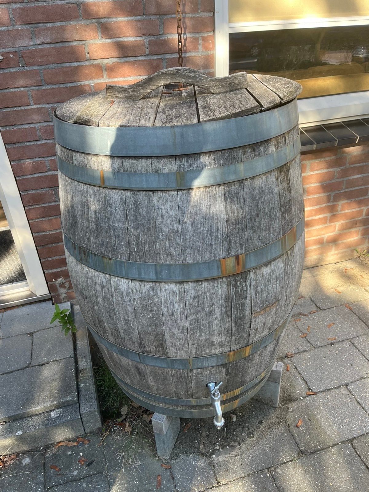 Regenton, Tuin en Terras, Ophalen, Gebruikt, Met kraantje, 150 liter of meer