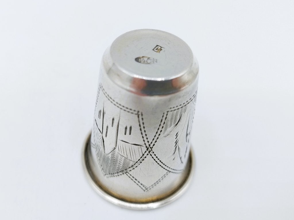 Zilveren kiddush beker, S. Tipograf, Warschau, ca. 1900, Antiek en Kunst, Verzenden, Zilver
