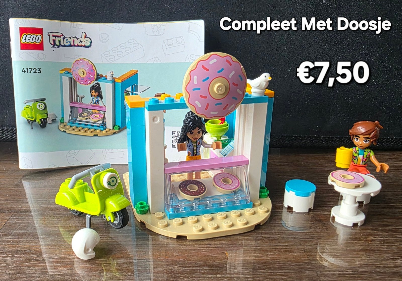 LEGO Friends 41723 Donutwinkel met doosje, Lego, Nieuw, Friends, Ophalen of Verzenden