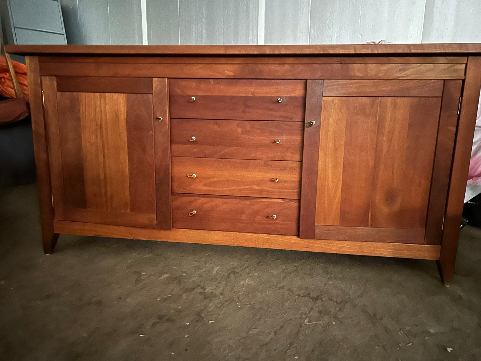 Stijlvol dressoir met lades en deuren 185br h90 d50 zgan, 150 tot 200 cm, Ophalen of Verzenden, Zo goed als nieuw, Met lade(s)