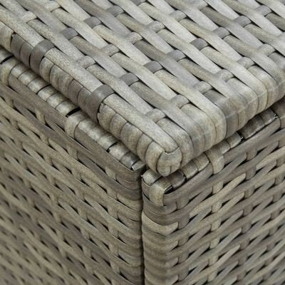 Grote grijze wicker opbergbox voor tuinkussens, Tuin en Terras, Ophalen, Zo goed als nieuw, Kunststof, Overige typen