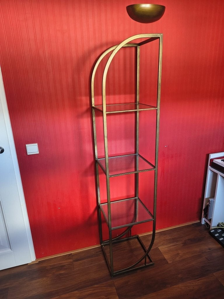 BePureHome Intense Wandrek -- Antique Brass - 175x39x35, Ophalen, Met plank(en), Zo goed als nieuw, Minder dan 150 cm