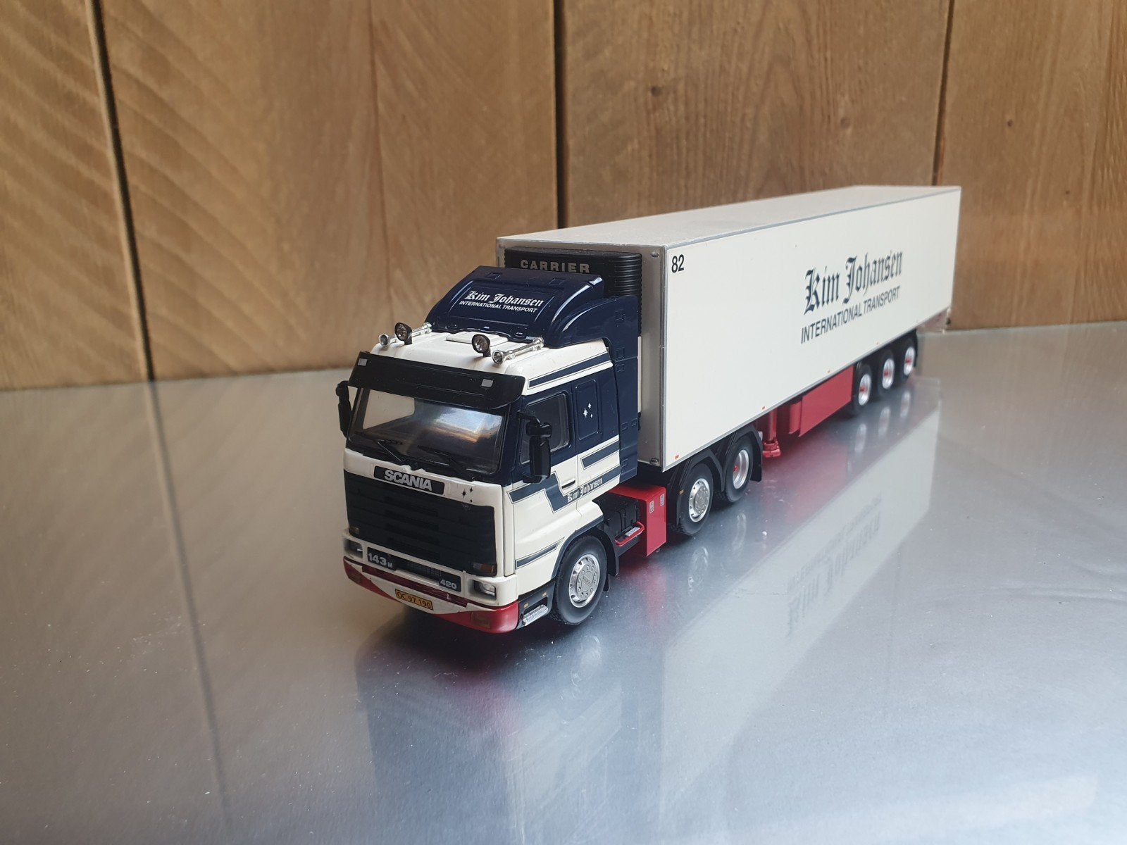WSI Scania 143 Kim Johansen, Hobby en Vrije tijd, Ophalen of Verzenden