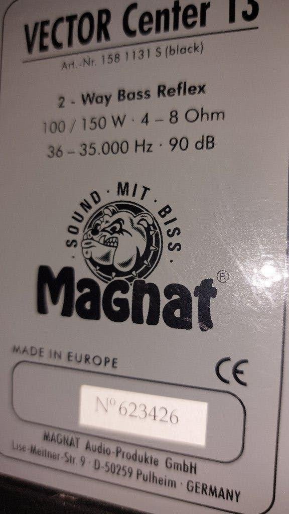2 x Magnat speakers 100 Watt, Gebruikt, Magnat, Ophalen of Verzenden, 60 tot 120 watt