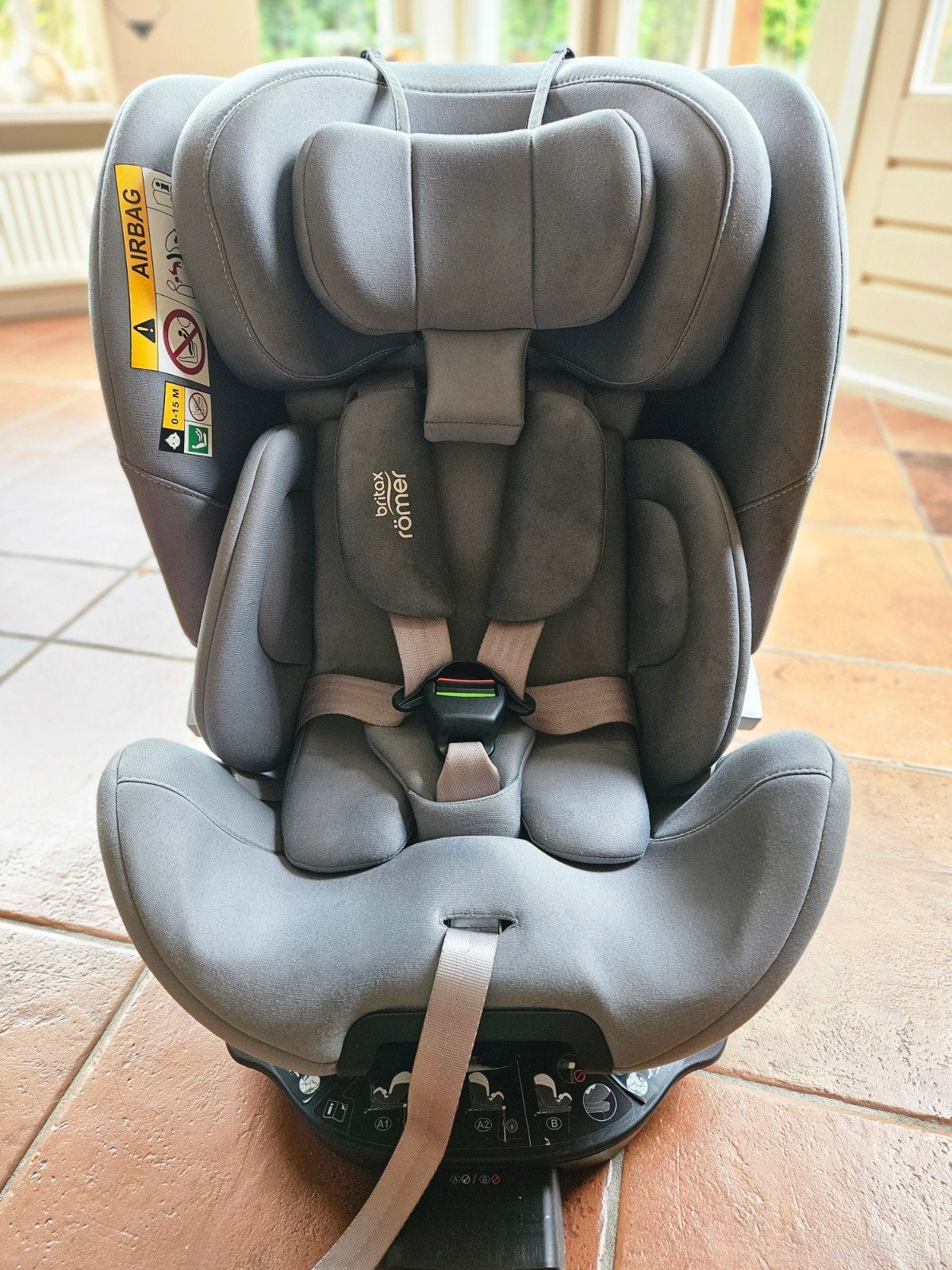 Britax Romer Swivel Frost Grey incl bon, Kinderen en Baby's, Autostoeltjes, Ophalen, Romer, 9 t/m 18 kg, Zo goed als nieuw