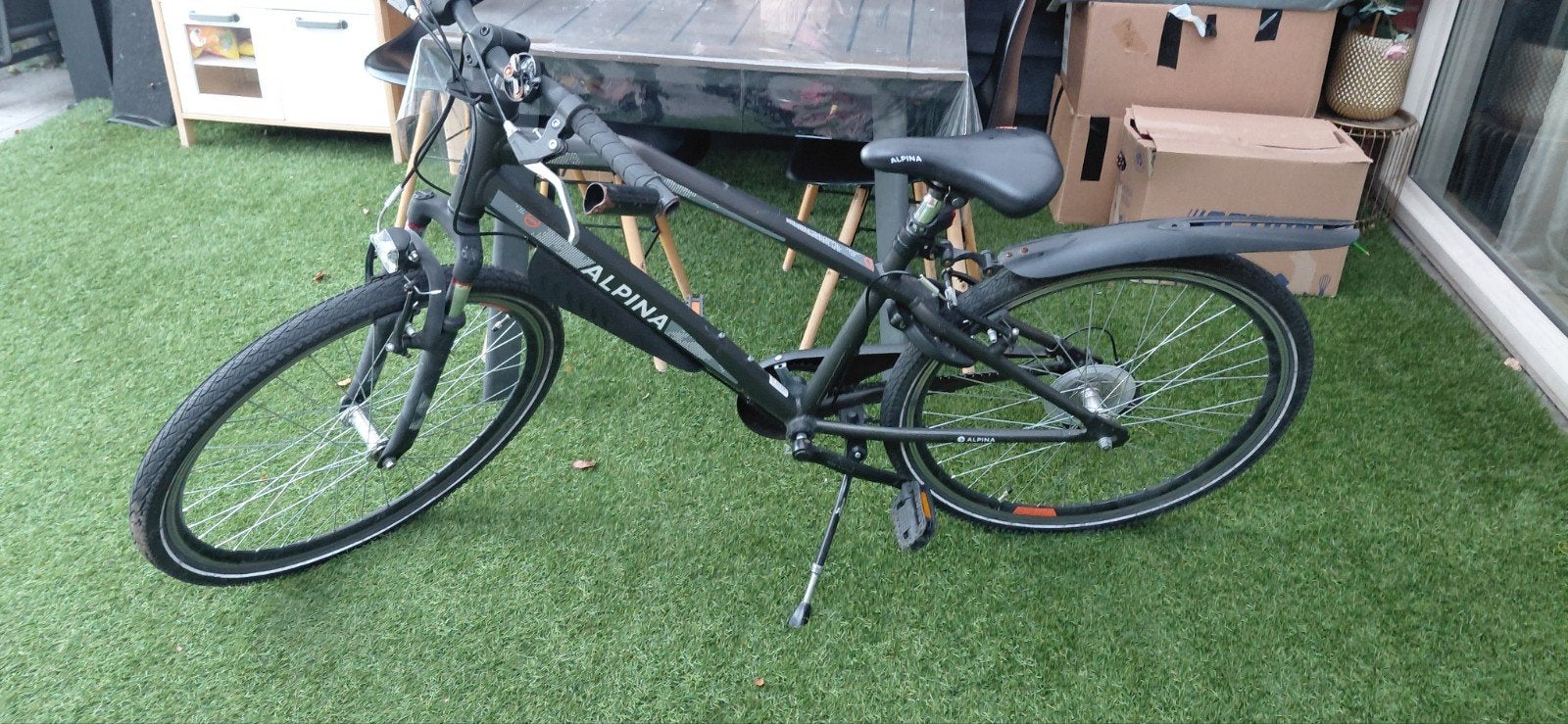 alpina 26 inch jongensfiets, Fietsen en Brommers, Fietsen | Jongens, Gebruikt, Handrem, Schijfrem, Alpina Trial
