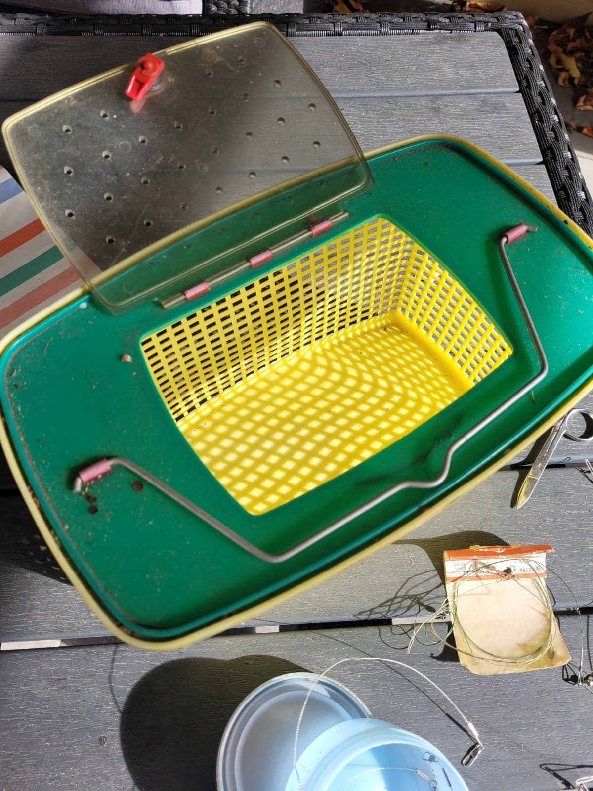 visemmer met net en wat haakjes, Ophalen of Verzenden