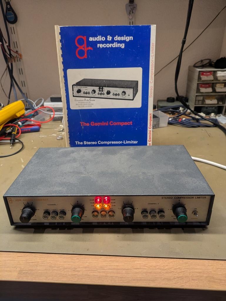 ADR The Gemini Compact Stereo Compressor/Limiter (defect), Muziek en Instrumenten, Ophalen of Verzenden, Gebruikt, Volume
