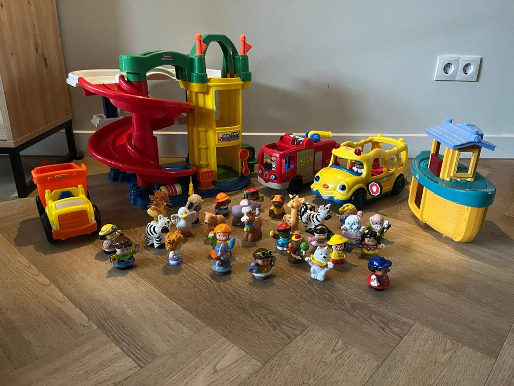 Grote set fisher price speelgoed, Ophalen, Gebruikt, Auto of Voertuig