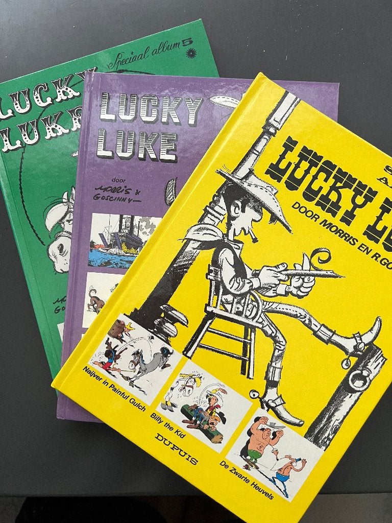 Lucky Luke verzamelalbums 1 tm 10, Boeken, Meerdere stripboeken, Ophalen of Verzenden, Gelezen