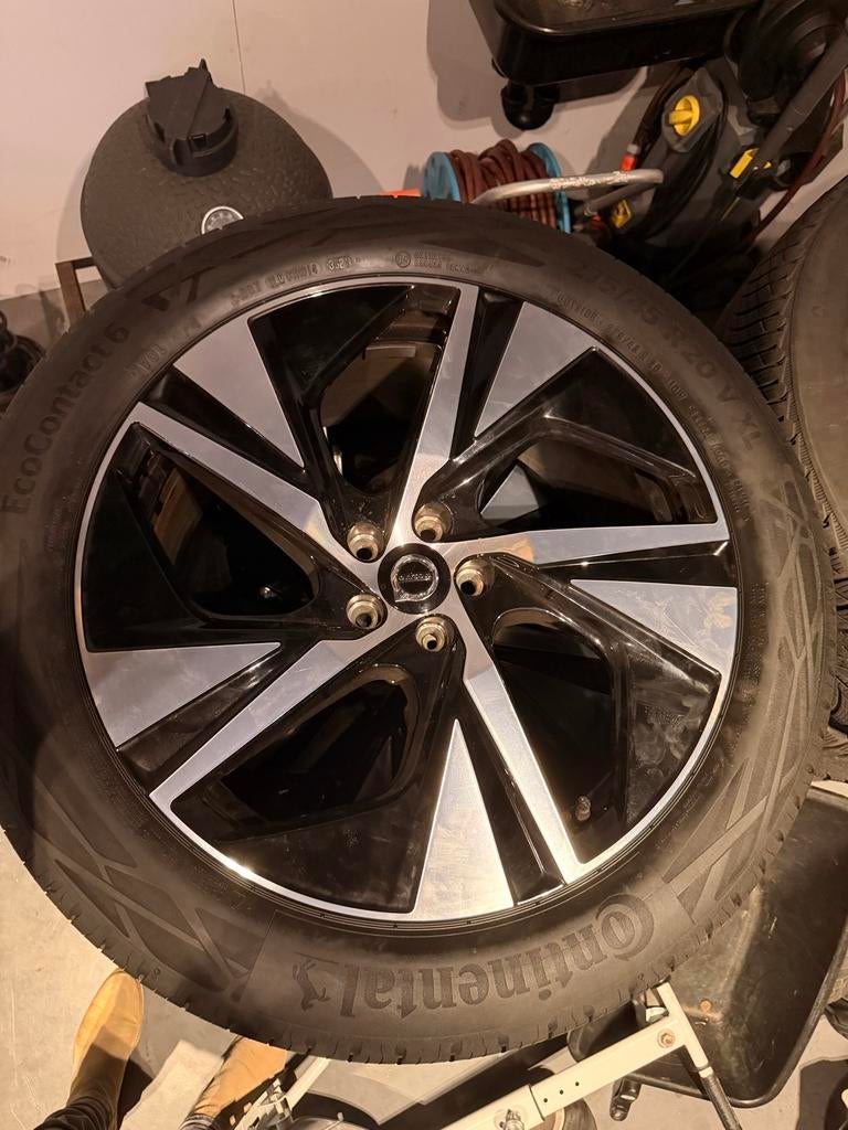 Orig. Volvo 20 inch velgen XC90 Diamond Cut met zomerbanden, Ophalen, Gebruikt, 275 mm, Banden en Velgen