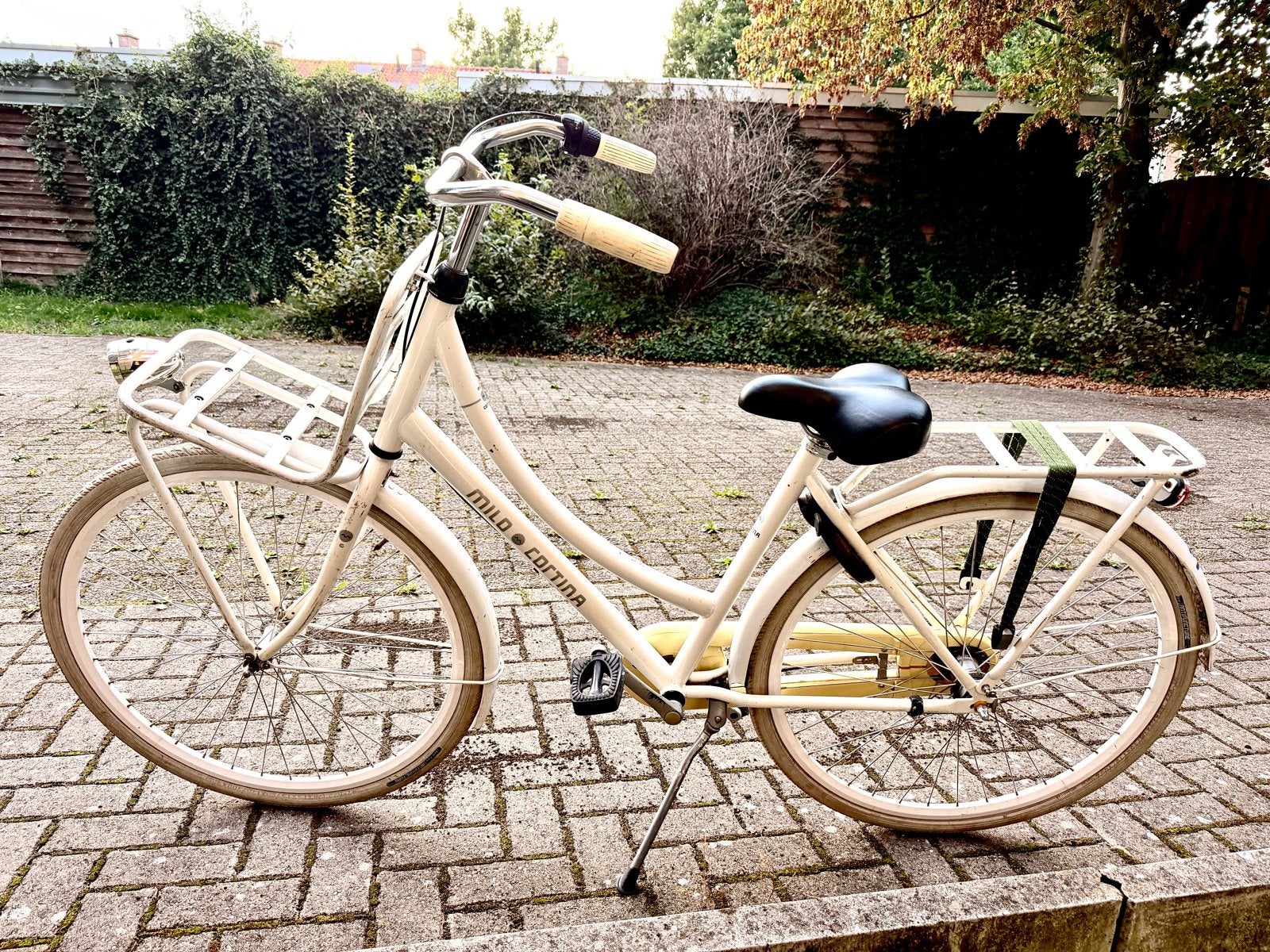 Cortina Milo Damesfiets - Crème/Wit met 2 versnellingen, Gebruikt, Versnellingen, 50 tot 53 cm, Trommelrem