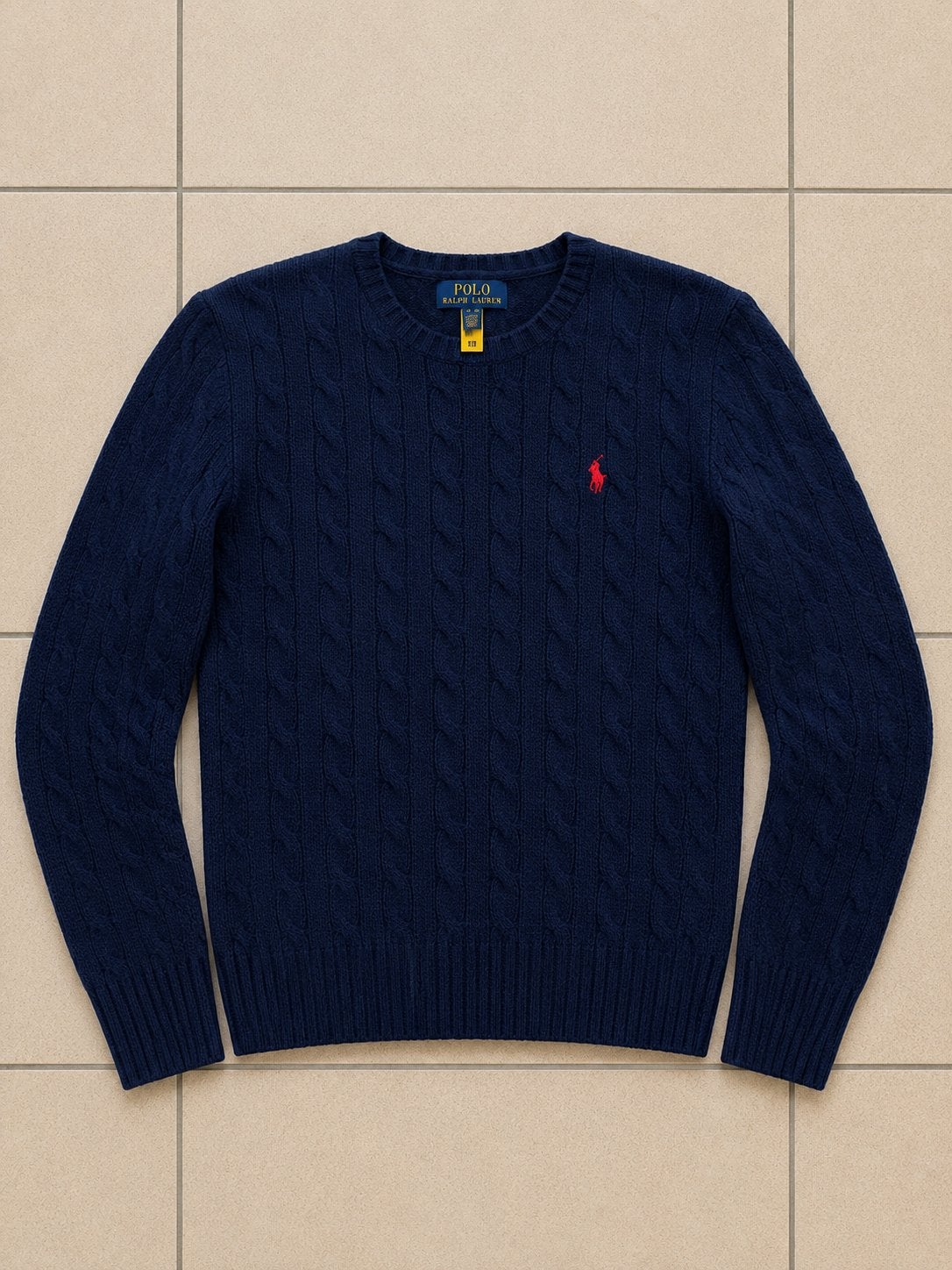 blauwe ralph lauren sweater maat: 14-16jaar, Ophalen of Verzenden, Zo goed als nieuw, Meisje, Trui of Vest