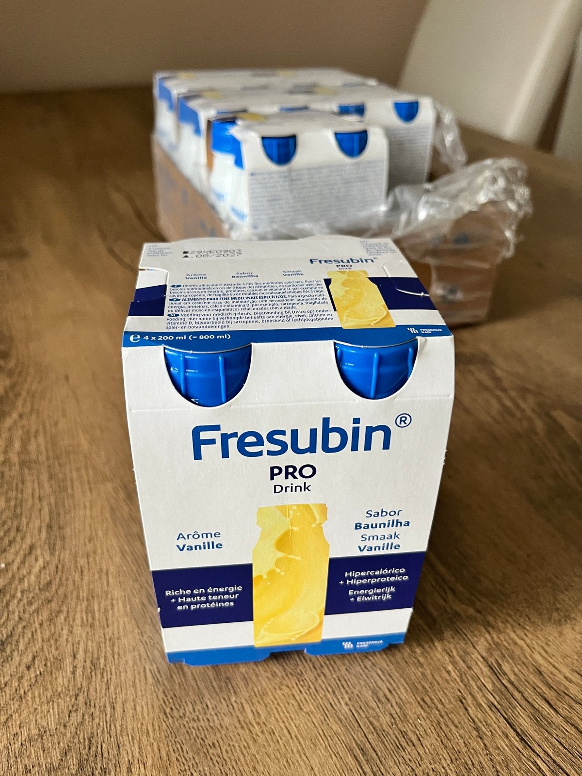 Fresubin pro drink vanille, Ophalen