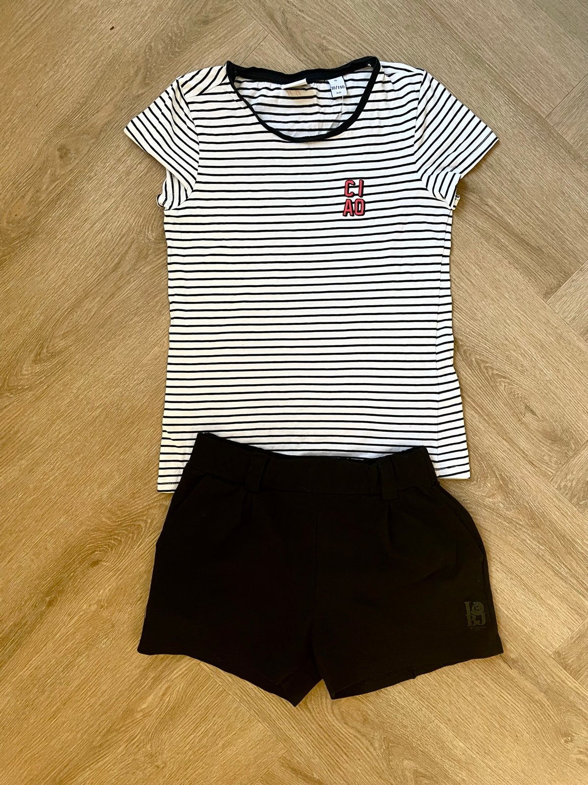 Nik&Nik Gestreept shirtje met korte mouwen maat 140, Verzenden, Nieuw, Meisje, Shirt of Longsleeve