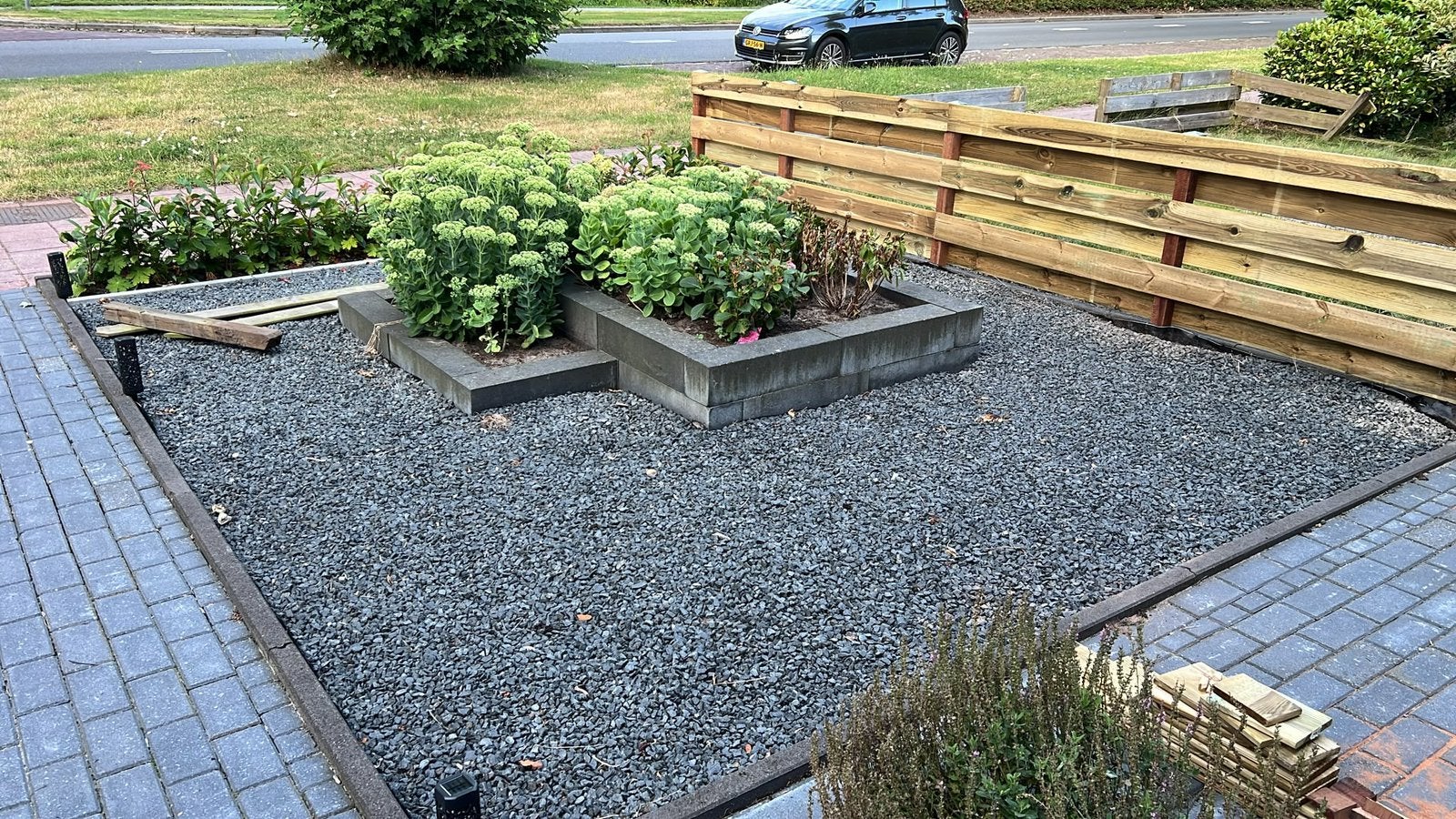 Antraciet basalt grind Gratis!!!, Tuin en Terras, Grind, Keien en Split, Ophalen, Gebruikt, Antraciet, Grind