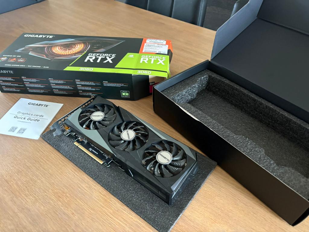 Gigabyte RTX 3060 GAMING OC 12GB, GDDR6, PCI-Express 4, Ophalen of Verzenden, Zo goed als nieuw