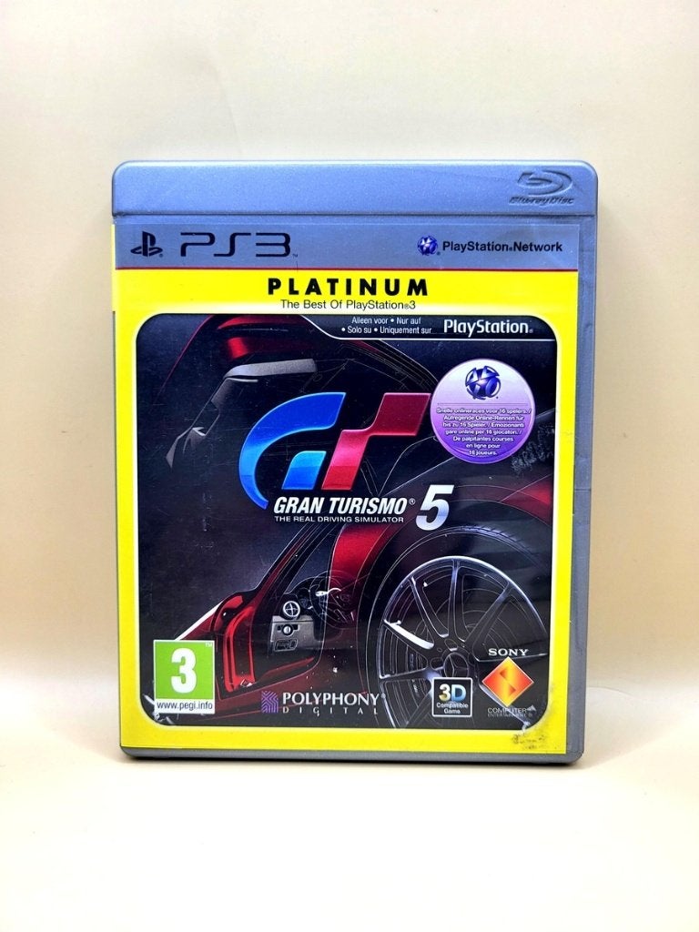 Gran Turismo 5 (Platinum) - PlayStation 3 - PS3, Eén computer, Ophalen of Verzenden, Zo goed als nieuw, Sony