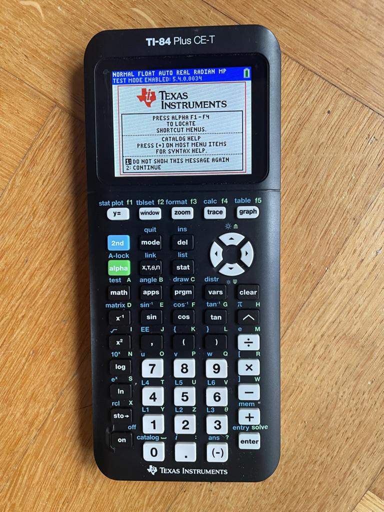 Texas Instruments TI-84 Plus CE-T grafische rekenmachine, Ophalen of Verzenden, Grafische rekenmachine, Gebruikt