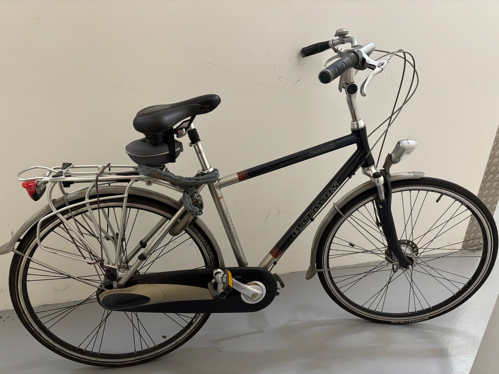 Batavus Crescendo herenfiets - Comfortabel en compleet, Fietsen en Brommers, Ophalen, Gebruikt, Versnellingen, Batavus