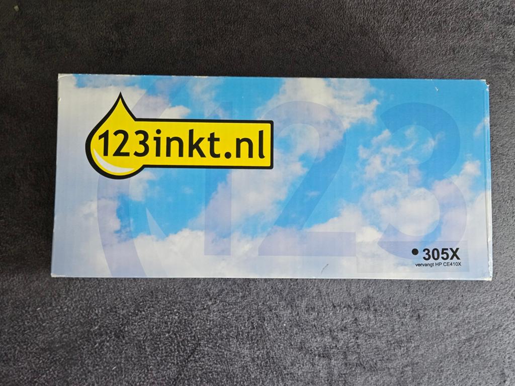 HP CE410X zwart 123inkt 305X nieuw!, Ophalen of Verzenden, Nieuw, Toner, 123inkt