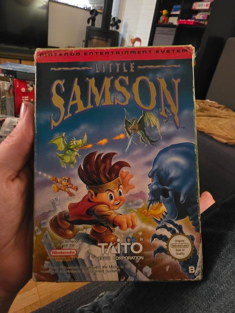 Little Samson - NES - Zeldzaam! Cib alles op foto zit erbij, Gebruikt, 1 speler, Ophalen of Verzenden, Platform