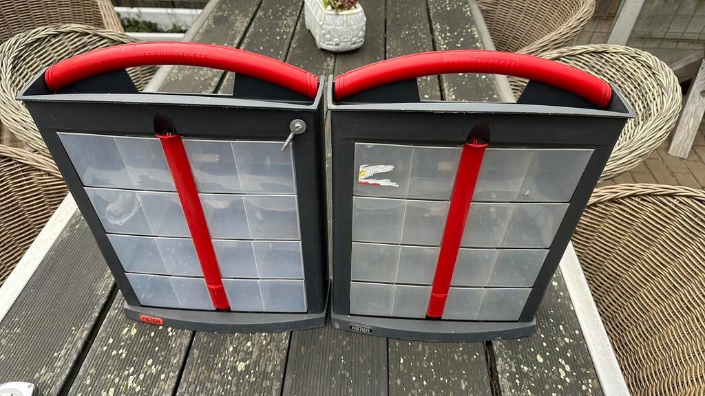 Keter organizers opbergbakken, Ophalen, Gebruikt