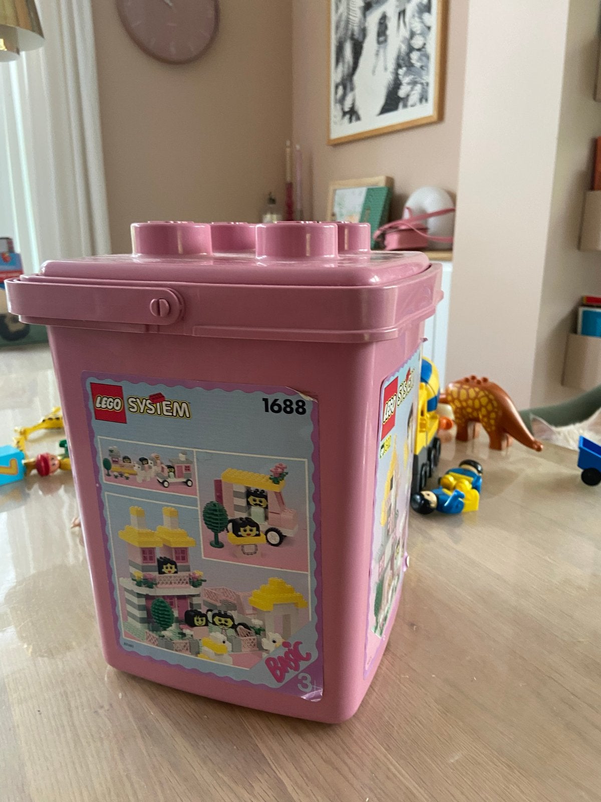 Lego Duplo Roze Emmer, Kinderen en Baby's, Speelgoed | Duplo en Lego, Gebruikt, Overige thema's, Lego, Ophalen of Verzenden