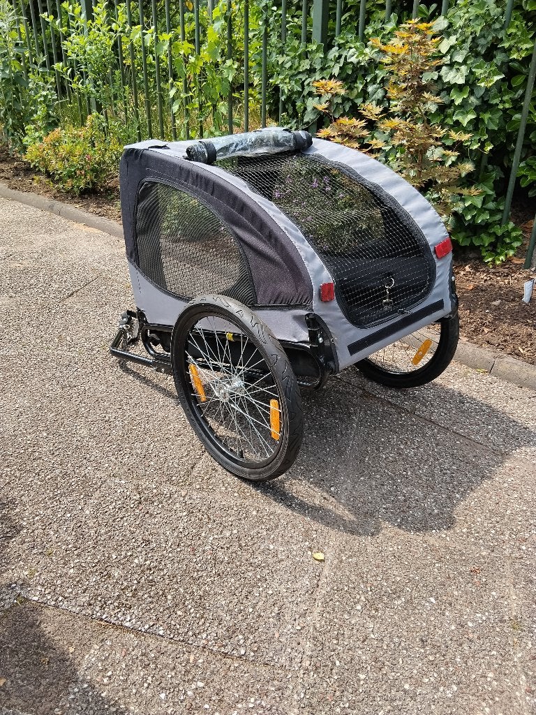 honden aanhanger voor (Brom)fiets, Opvouwbaar, Zo goed als nieuw, Hondenkar, 40 tot 60 kg