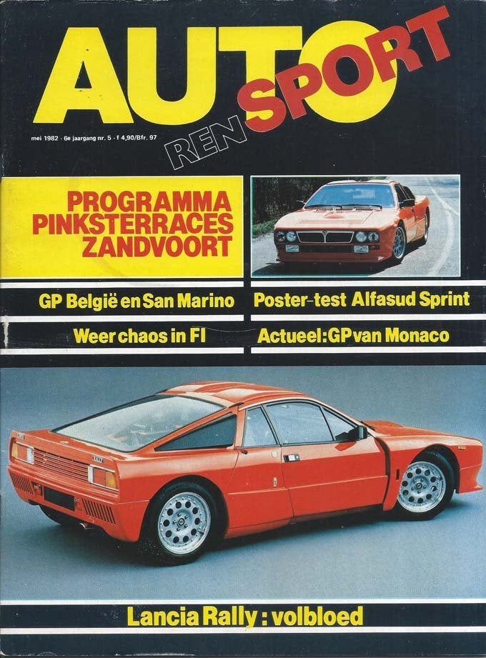 Autorensport 5 1982 : Alfa Romeo Alfasud Sprint - Lancia 037, Ophalen of Verzenden, Gelezen, Algemeen