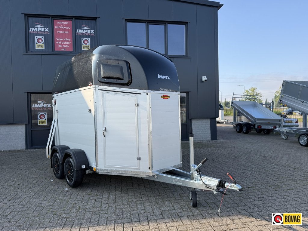 Bij Impex Bockmann Champion 2-prds geheel aluminium 2026, Dieren en Toebehoren, Nieuw, Aluminium, 2-paards trailer