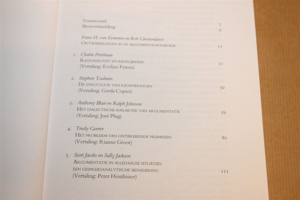 Studies over Argumentatie — Bundel Inleidende Artikelen, Boeken, Filosofie, Ophalen of Verzenden, Zo goed als nieuw