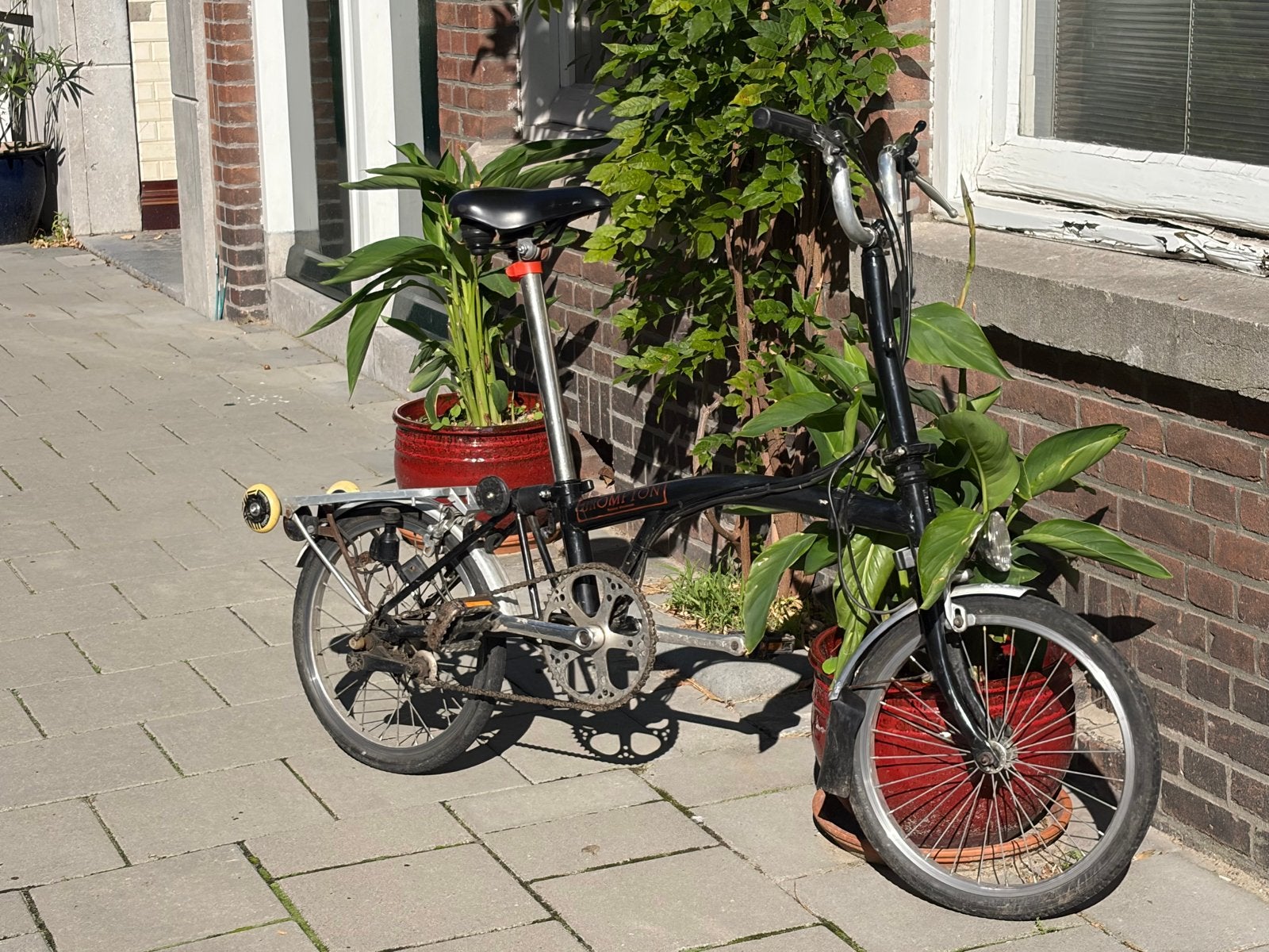 Brompton vouwfiets - Compact en handig, Ophalen, Gebruikt, Brompton, Velgrem