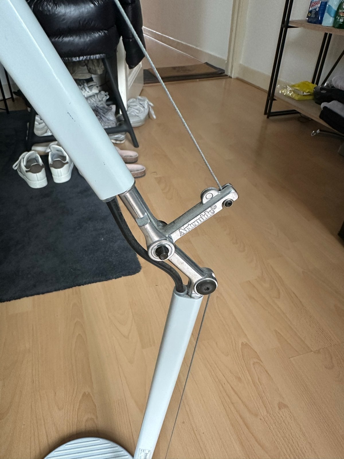Artemide Tolomeo Vloerlamp - Wit, Huis en Inrichting, Lampen | Vloerlampen, Ophalen, Gebruikt, 100 tot 150 cm, Overige fittingen