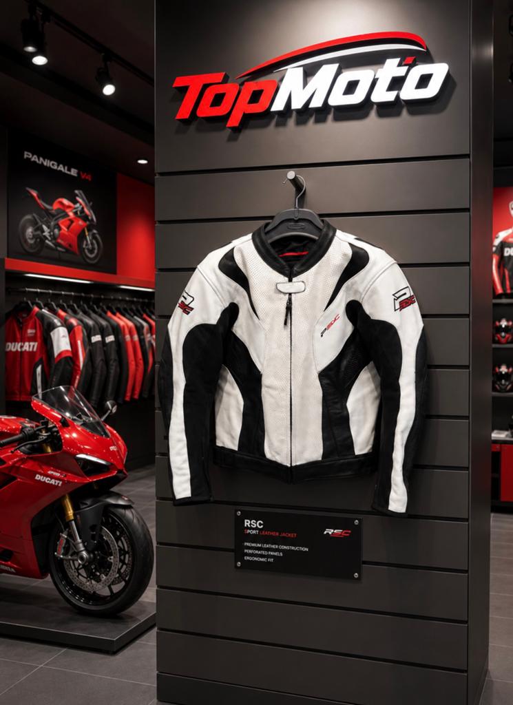 Nieuw ProSports Hein Gericke PSX Leren Motorjas 56 XL Wit, Ophalen of Verzenden, Tweedehands, Heren, Jas | leer