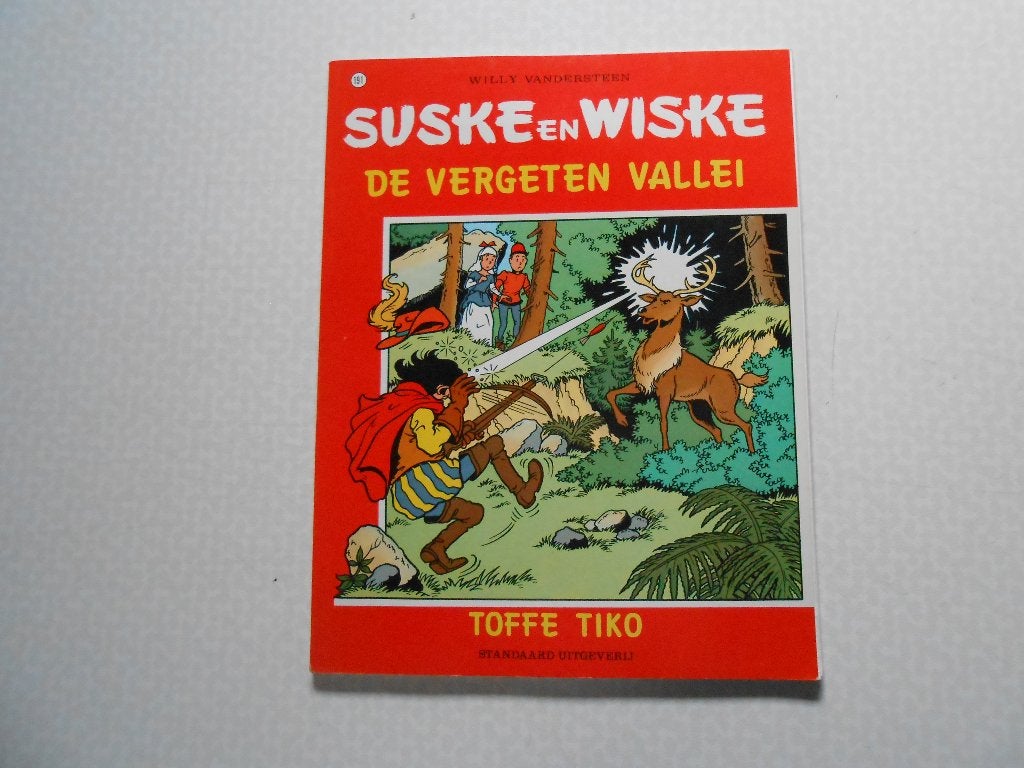 Suske en wiske 191 De vergeten vallei + Toffe Tiko 1982 1 st, Willy Vandersteen, Eén stripboek, Nieuw, Ophalen of Verzenden