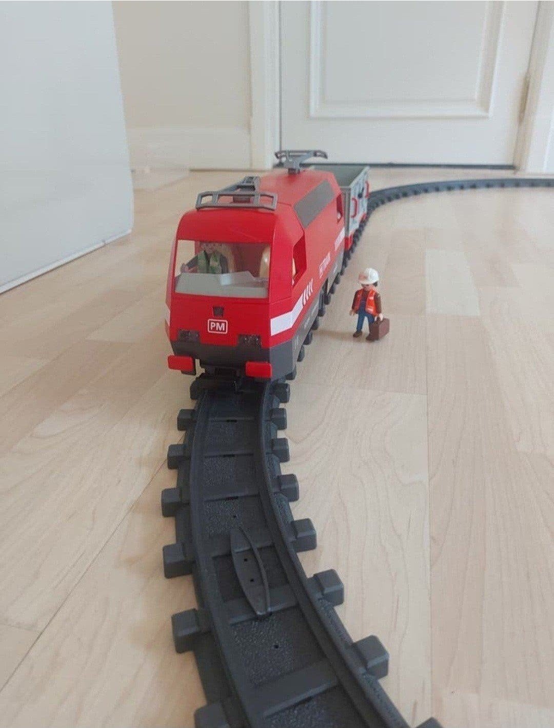 Playmobil vrachttrein 4010, Complete set, Voertuig, Ophalen of Verzenden, Zo goed als nieuw