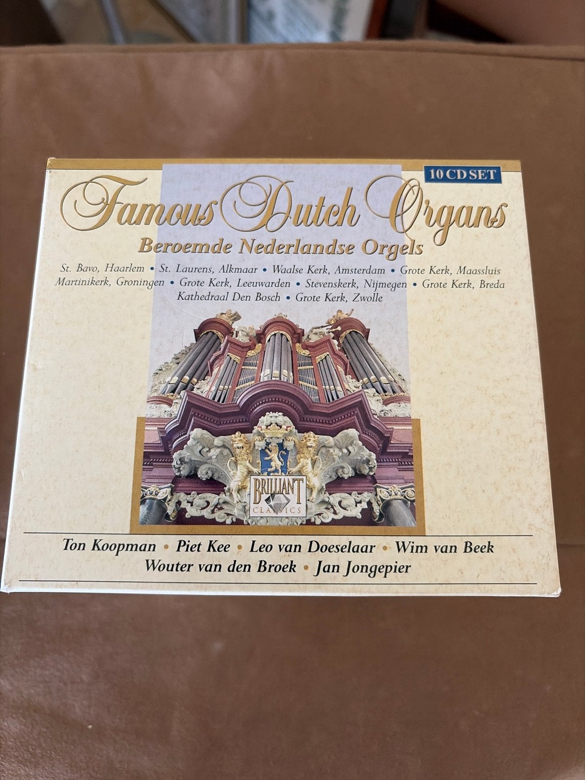 Famous Dutch Organs - 10 CD Set - Klassieke Orgelmuziek, Boxset, Ophalen of Verzenden, Zo goed als nieuw, Inclusief boekje