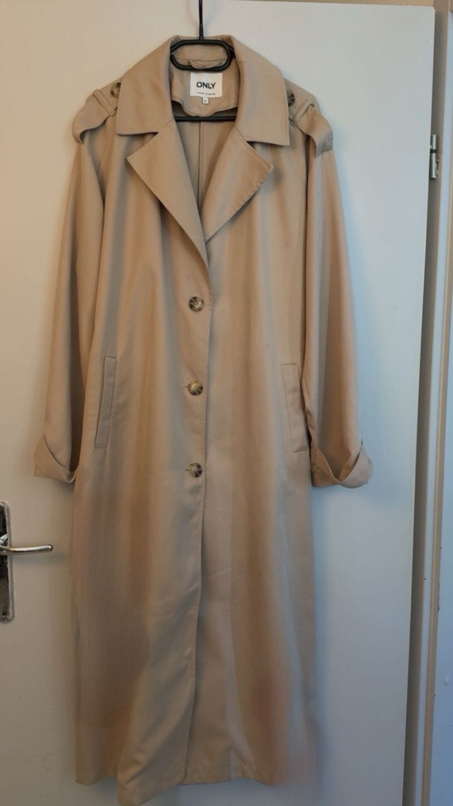 Only trenchcoat maat XL, Verzenden, Zo goed als nieuw, Maat 42/44 (L), Beige