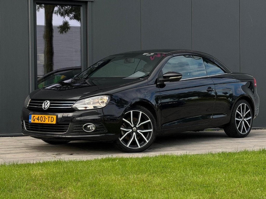 Volkswagen Eos 1.4 TSI 118KW 2011 Zwart, Auto's, Voorwielaandrijving, 15 km/l, Zwart, 4 cilinders